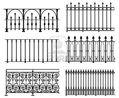 20 Rod Iron Fence Designs