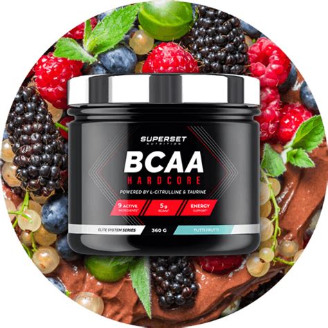 BCAA HARDCORE 360g BCAA Acides aminés Superset Nutrition