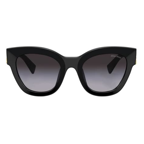 Miu Miu Miu Miu Glimpse Sunglasses Cat Eye Black Sunglasses Miu Miu Eyewear Avvenice