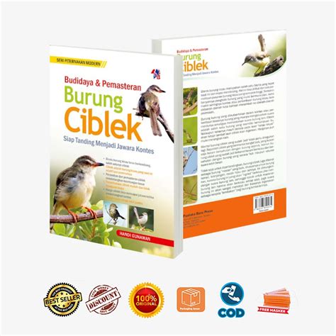 Jual Buku Seri Peternakan Modern Budidaya Pemasteran Burung Ciblek