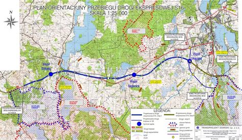 Mapa Przebiegu Drogi Ekspresowej S Borki Wielkie Mr Gowo Mapy I