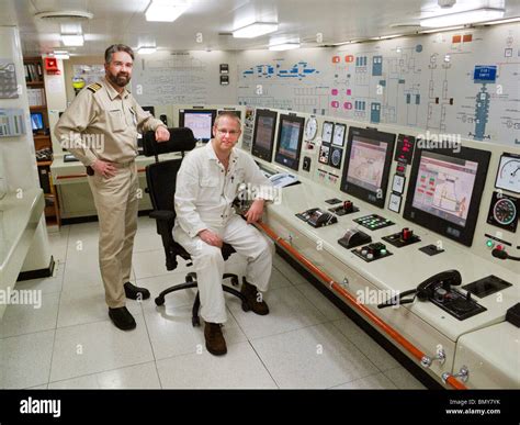 Eurodam Cruise Ship Engine Control Room Stock Photo 30102455 Alamy