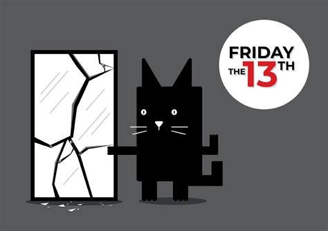 Friday The Th Black Cat Vector Art At Vecteezy