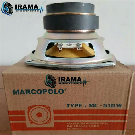 Jual Speaker Marcopolo 5 Inch Woofer MC 510 W Double Magnet Shopee