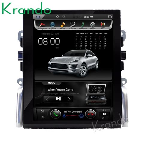 Krando Android Tesla Vertical Screen Car Audio Player For