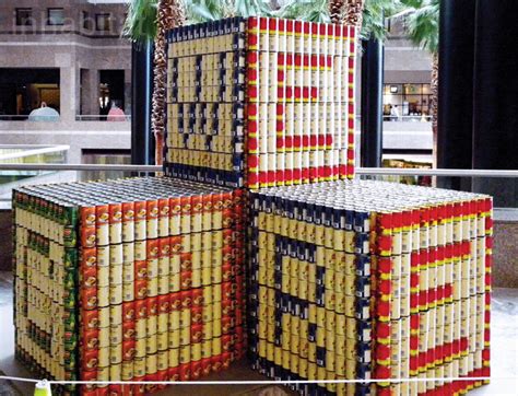 Canned Food Sculptures