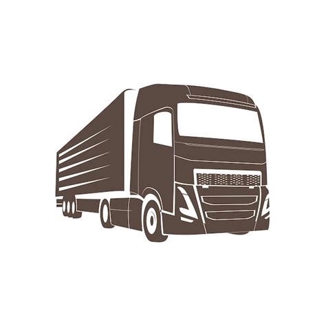 Diseño De Vector De Logotipo De Camióntransporte De Logotipo De