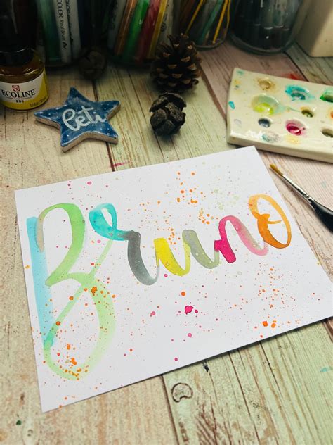 Tu Nombre Personalizado Con Lettering Pequenas Grandes Cousas