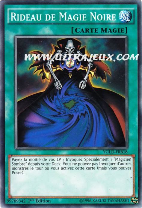 Carte Yu Gi Oh Rideau De Magie Noire YGLD FRB18