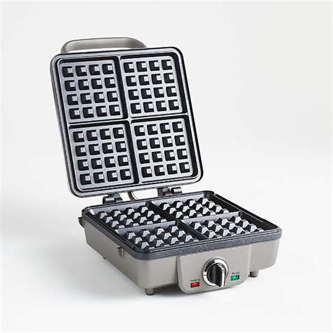 Krups Belgian Waffle Maker Slice Reviews Crate Barrel