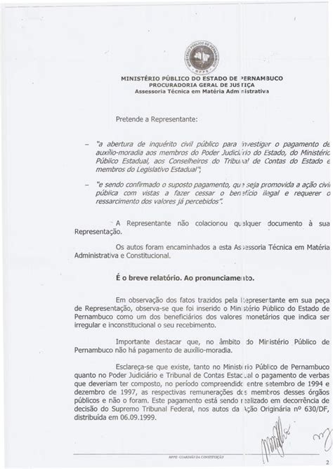 Parecer ministério público de pernambuco PDF Download Gratuito