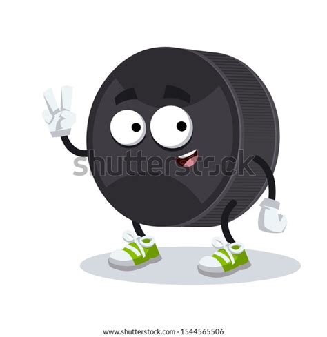 Two Finger Victory Sign Cartoon Black Stock Vector Royalty Free