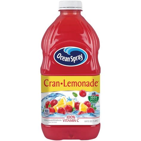 Ocean Spray Cran Lemonade Juice Drink Fl Oz Shoprite