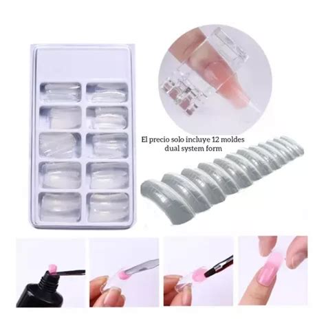 Dual System Form Moldes Para U As Polygel Reutilizables Mercadolibre