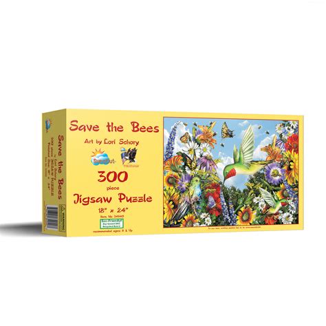 Save The Bees Pieces Sunsout Puzzle Warehouse