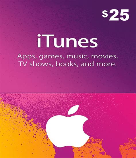 Apple iTunes Gift Card 25 USD – ExoPlayZone