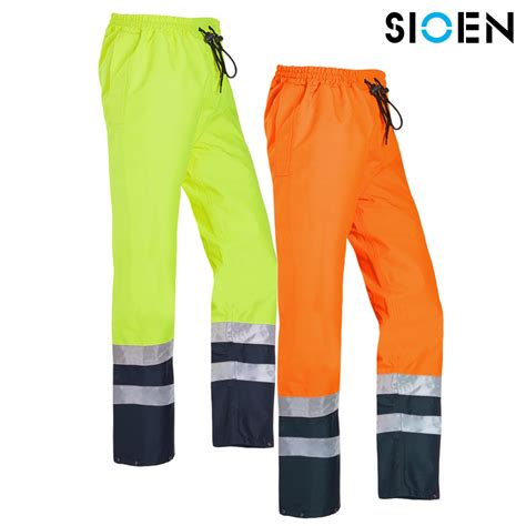 Sioen Tarviso Hi Vis Siopor Trousers Red Recovery Equipment Direct