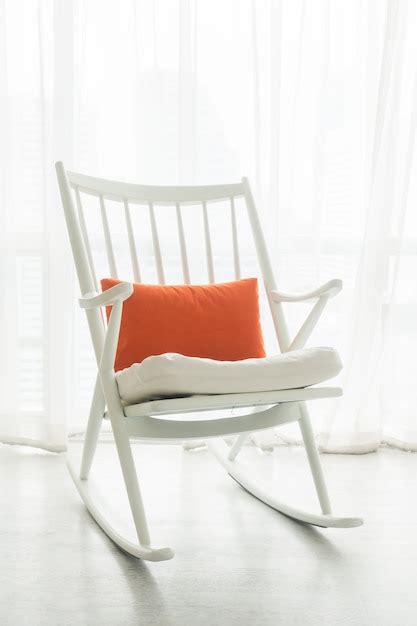 photo wooden rocking chair