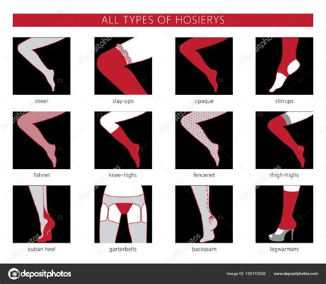 Types of hosiery Stock Vector by ©Lazuin.gmail.com 155110056