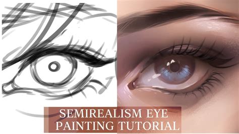 How To Draw Semi Realistic Eyes Digital Let S Begin With Erasing The