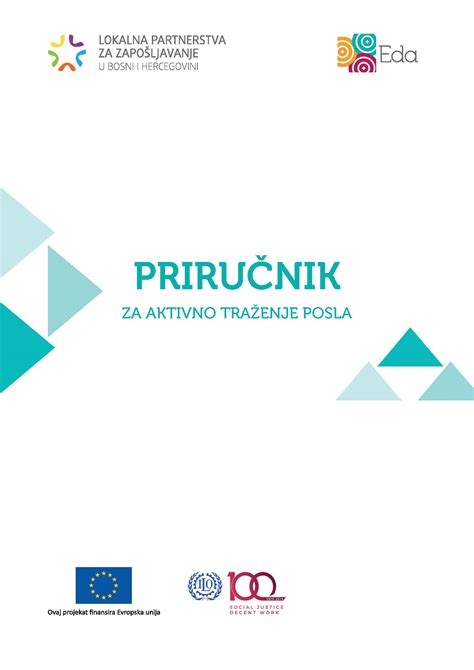 Priru Nik Za Aktivno Tra Enje Posla Eda Agencija Za Razvoj Preduze A