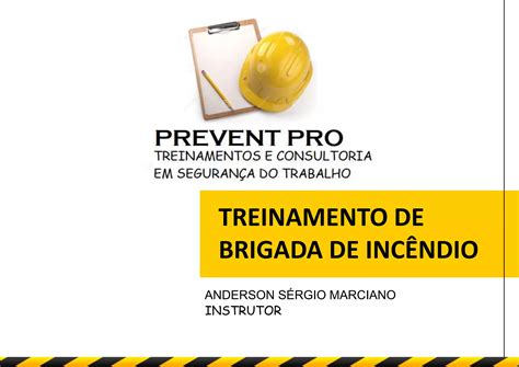 Treinamento De Brigada De Incêndio Ppt