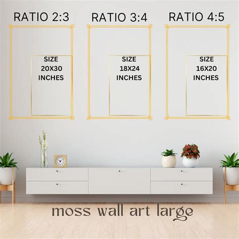 Moss Wall Art Large Wall Art Size Guide Diy Moss Wall Art Home And