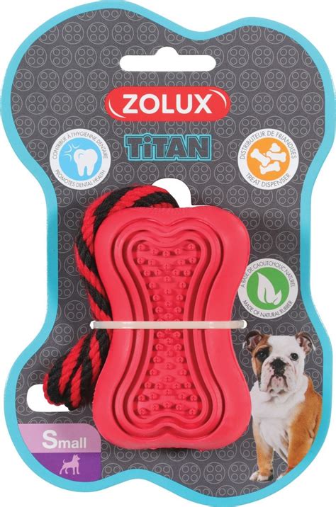 Zoluz Brinquedo De Borracha Corda Para C O Titan Vermelho V Rios