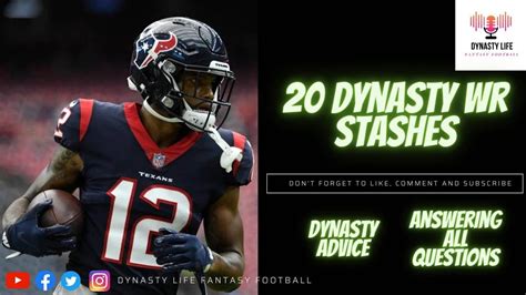 LIVE DYNASTY WR STASHES 20 WRS DYNASTY FANTASY FOOTBALL 2023 YouTube