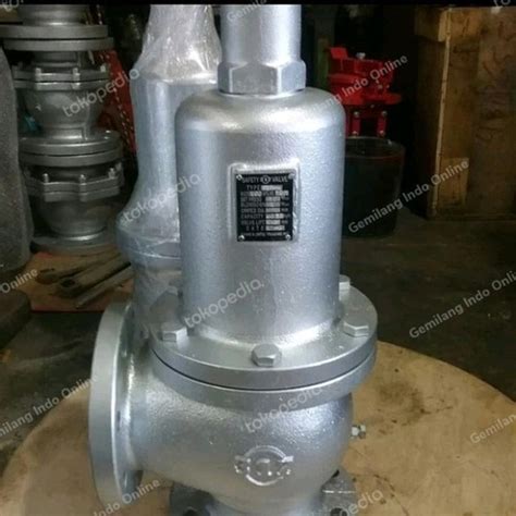 Jual Safety Valve 4 Inch DN 100 JIS 10K Besi Cast Iron With Handle