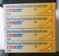 Burnheal Cipla Silver Nitrate Chlorhexidine Burn Heal Cream For