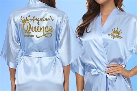 Satin Custom Quince Robes Custom Robe Half Sleeve At Rs 499 Piece In