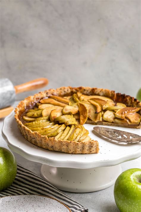 Salted Caramel Apple Tart GlutenFree Vegan FromMyBowl 8 From My Bowl