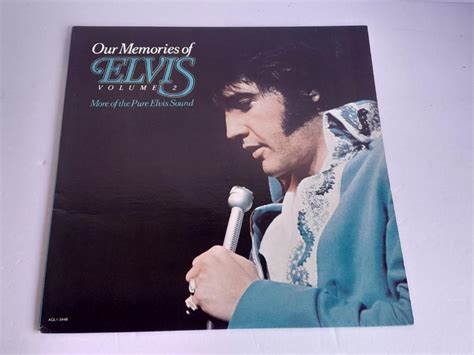 Elvis Presley “our Memories Of Elvis Vol 2” Lp Rca Victor 12 Vinyl Record In Great Condition