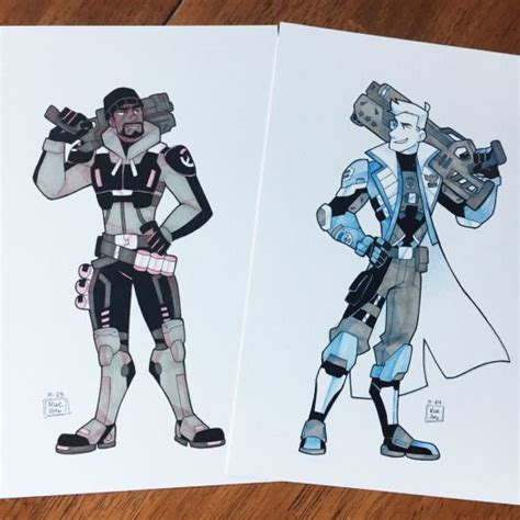 Chanarts Overwatch Comic Overwatch Fan Art Overwatch