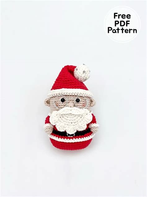 Crochet Santa Claus Pdf Amigurumi Free Pattern