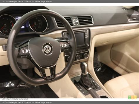 Cornsilk Beige Interior Dashboard For The Volkswagen Passat Se