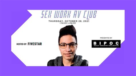 Bipoc Collective Launches Sex Work A V Club