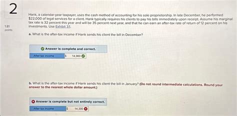 Solved Hank A Calendar Year Taxpayer Uses The Cash Method Chegg