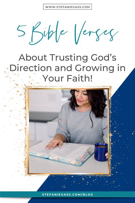 Bible Verses About Trusting God And Growing In Your Faith