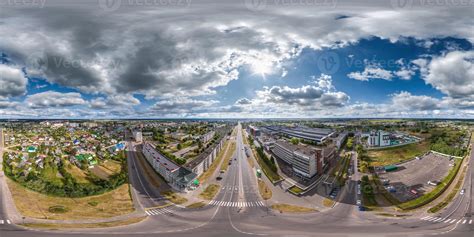 Aerial Full Seamless Spherical Hdri Panorama View From Great Height