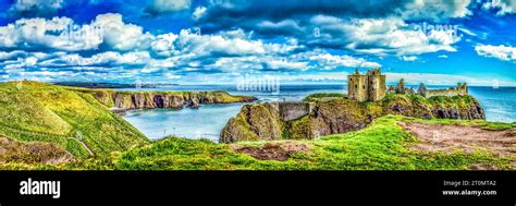 Dunnottar Castle Stonehaven Aberdeenshire Scotland UK Stock Photo