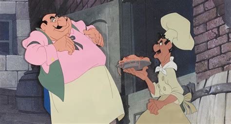 A Celluloid Of Tony And Joe From Lady And The Tramp By Walt Disney