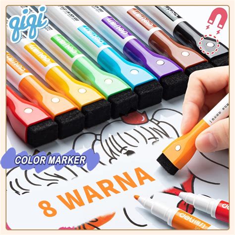 Jual Spidol Wipe And Clean Color Whiteboard Marker Spidol Warna