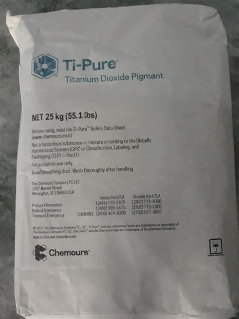 Titanium Dioxide - TiO2 - Titan Dioxit