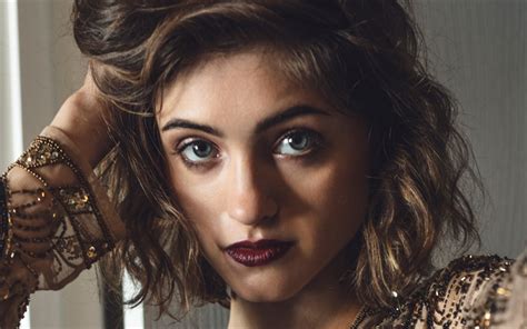 Download Wallpapers Natalia Dyer 4k Beauty Hollywood Portrait