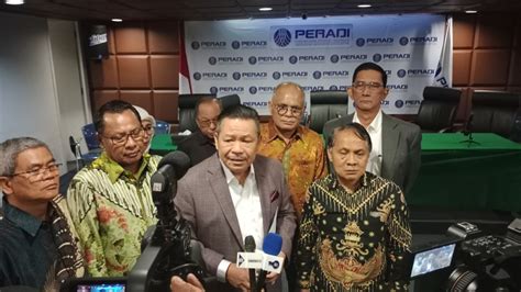 Ketua Umum Dpn Peradi Prof Dr Otto Hasibuan S H M M Bersama