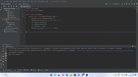 Im Not Able To Run Java Program In Intellij Idea Community Edition