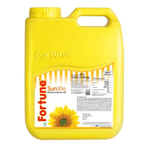 Osiamart Fortune Sunlite Refined Sunflower Oil Ltr Jar