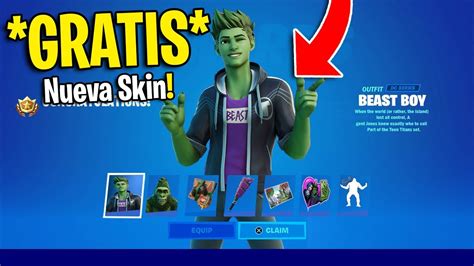 Como Conseguir Gratis La Nueva Skin De Chico Bestia En Fortnite 😱🎁